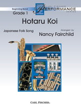 Hotaru Koi Concert Band sheet music cover